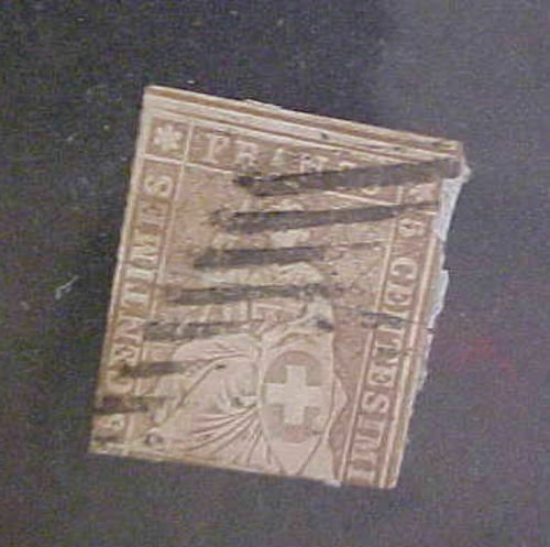 SWITZERLAND  STAMP #24  cat.$115.00 USED 