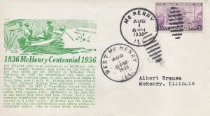 McHENRY (McHENRY COUNTY) ILLINOIS CENTENNIAL 1936 - Waiten S. Beardsley