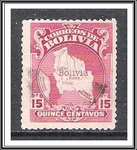 Bolivia #191 Map Used