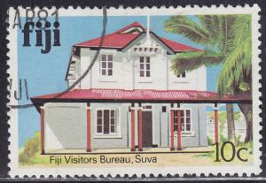 Fiji 414 USED 1979 Fiji Visitor's Bureau, Suva, Palm Trees