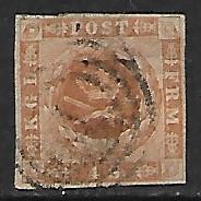 Danmark # 4 - Royal Emblems - used  {Dk2}