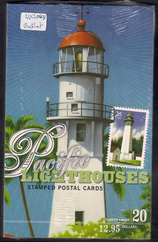 UX508A 26 cent Pacific Lighthouses Postal Cards mint NH XF