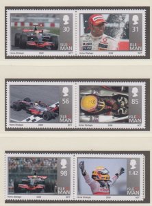 Isle of Man 2009 - Lewis Hamilton ,  Set  6 - U/Mint