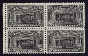 E19 Mint,OG,NH... Block of 4