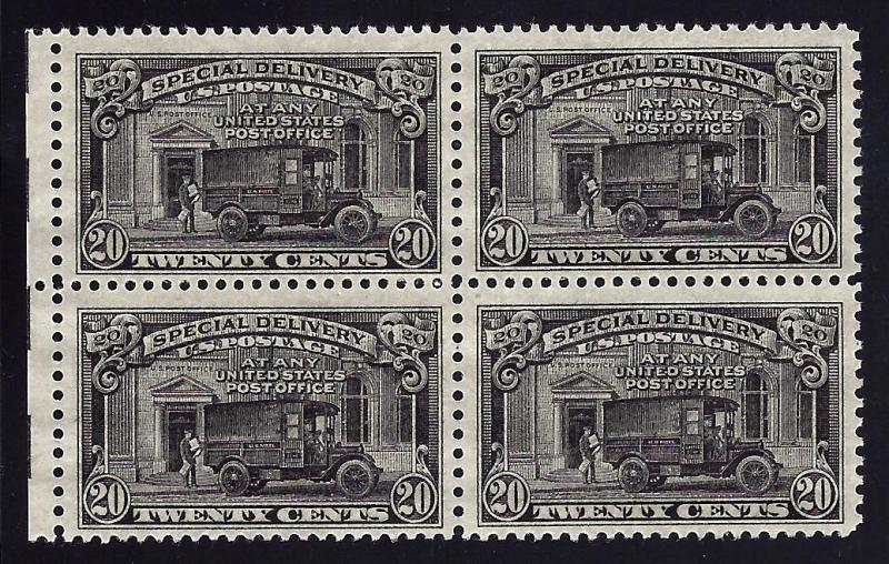 E19 Mint,OG,NH... Block of 4