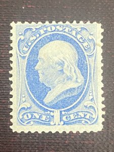 US Stamps-SC# 156 -  Franklin  - MH - CV $200.00