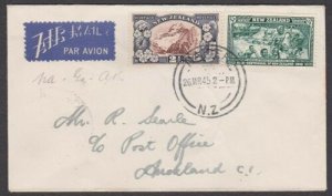 NEW ZEALAND 1945 first flight cover Napier to Auckland......................W847 