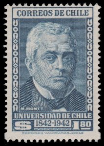 CHILE STAMP YEAR 1942. SCOTT # 232. MINT