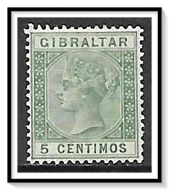 Gibraltar #29 Queen Victoria MH