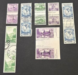 US Scott #752-3, 766-770 VF Used CV 35/ Price $15 + $2 Shipping