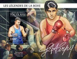 Togo - 2019 Famous Boxing Legends - Stamp Souvenir Sheet - TG190403b