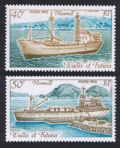 Wallis and Futuna Ships 2v SG#563/64 SC#395-96 MI#582-83