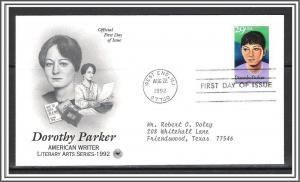 US #2698 Dorothy Parker FDC