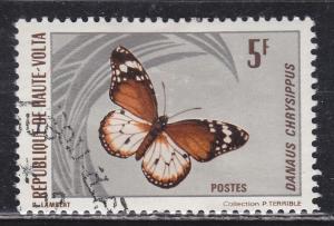 Burkina Faso 247 Danaus Chyrsippus 1971