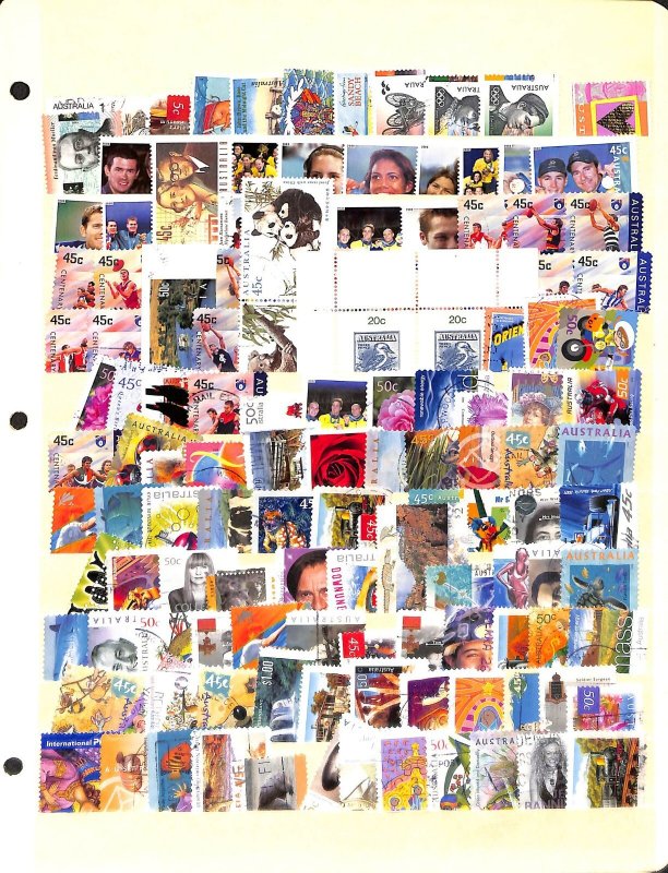New Zealand Stamp Collection on 9 Stock Pages, Nice Selction Used Lot (FD)