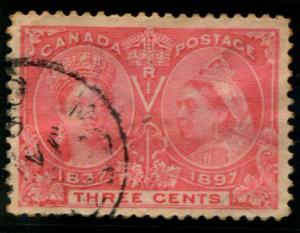 53 Canada 3c Diamond Jubilee Issue, used