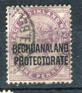 BECHUANALAND; 1890s classic QV Optd. issue fine used 1d. value