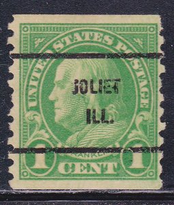 Precancel - Joliet, IL PSS 597-61 Bureau Issue