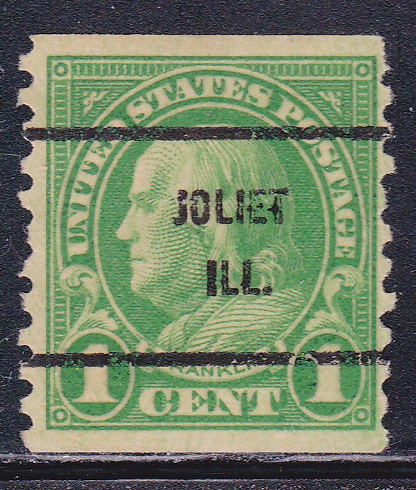 Precancel - Joliet, IL PSS 597-61 Bureau Issue