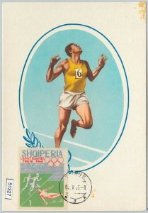 51327 - ALBANIA - MAXIMUM CARD - 1964 OLYMPIC GAMES: ATHLETICS Gymnastics-