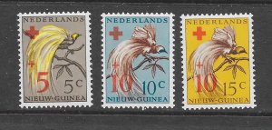 BIRDS - NETHERLANDS NEW GUINEA #B4-6 MH