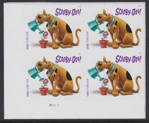 US 5299 Scooby-Doo Plate Block MNH