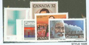 Canada #994-98  Single (Complete Set)