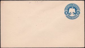 MEXICO Early postal stationery envelope - unused...........................a4687