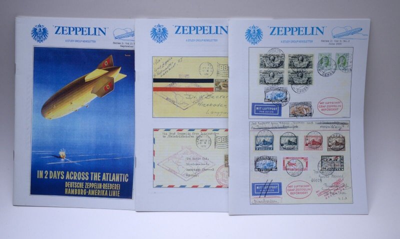 Zeppelin Study Group Newsletter German Airmail Philately Postal History Magazine 