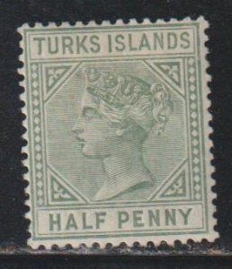 Turks Islands SC 48 Mint, Hinged