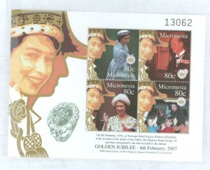 Micronesia #484 Mint (NH) Souvenir Sheet (Jubilee) (Queen)