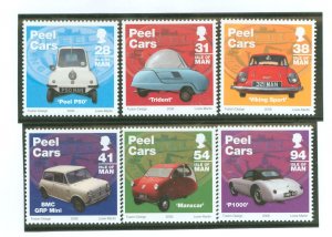 Isle of Man #1157-1162 Mint (NH) Single (Complete Set) (Cars)