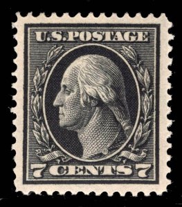 MOMEN: US STAMPS #407 MINT OG LH PF CERT XF-SUP LOT #89380