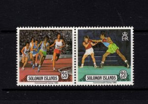 Solomon Islands #475-76 (1982 Commonwealth Games set) VFMNH CV $0.70