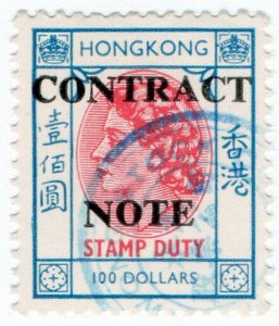 (I.B) Hong Kong Revenue : Contract Note $100