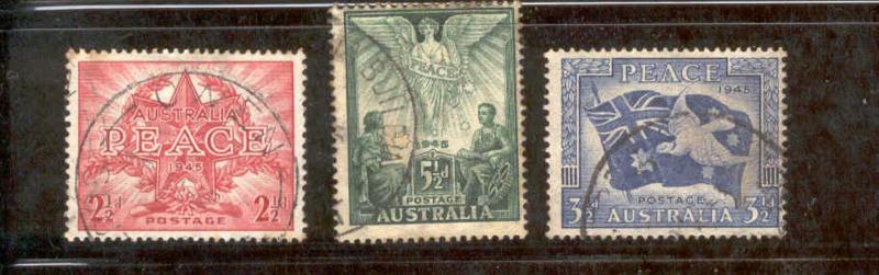 Australia - 1946 - Peace and Victory ,used.