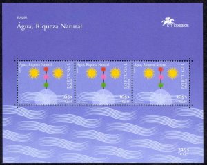 Portugal Madeira Sc# 216a MNH Souvenir Sheet 2001 Europa