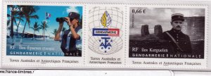 French Southern & Antartic FSAT 2014 FAAT -  Gendarme MNH   pair # 512