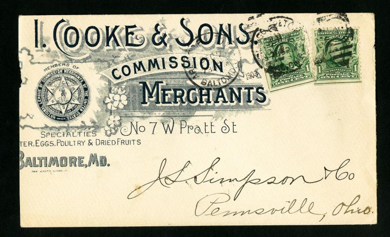 US Backstamped I Cookie & Sons Clean Stamp Cover