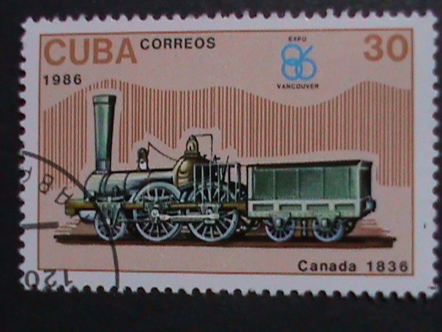 CUBA-VERY OLD CUBA-TRANPORTATION STAMPS USED- VF WE SHIP TO WORLD WIDE.