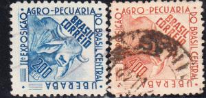 Brazil #535-536 Used