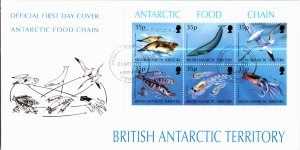 British Antarctic Territory, Worldwide First Day Cover, Polar, Marine Life, F...