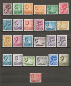 SEYCHELLES 1938/49 SG 135/49 MINT Cat £550