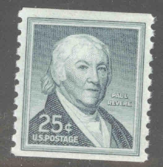 USA Scott 1059a MNH**25c Paul Revere coil stamp
