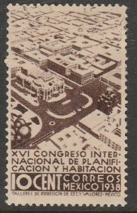 MEXICO 743 10¢ Planification Congress. Used. F-VF. (290)