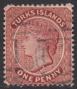 Turks Islands 4 Used CV $57.50