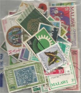 MALAWI Mix of 75. All different used.