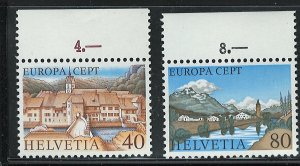 Switzerland Scott 627-628 MNH! Complete Set!