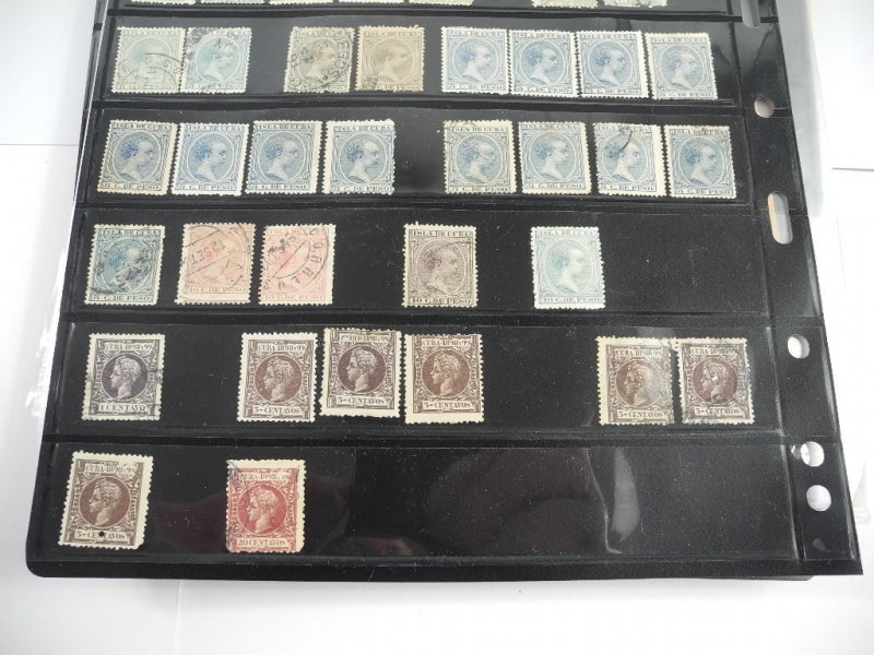 CUBA, Excellent Stamp Collection/accumulation of Stamps hinged on pages