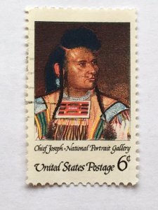 US – 1968 – Single “American Indian” Stamp – SC# 1364 – Used
